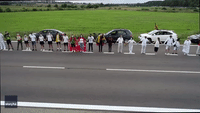 Lithuanians Form 20-Mile Human Chain in Support of Belarus Protesters