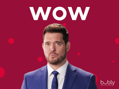 Michael Buble Wow GIF by bubly