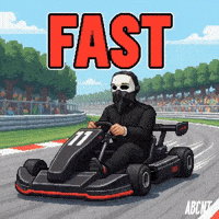ABCNT racing speed race fast GIF
