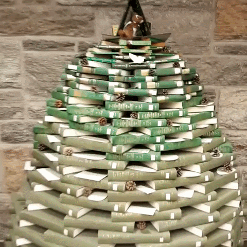 book tree GIF by Swarthmore College Libraries