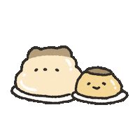 Pudding 디저트 Sticker