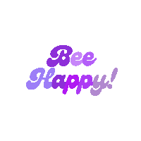 Bee Happy Sticker