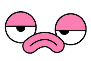 nathannankervis sad bored smiley stupid Sticker