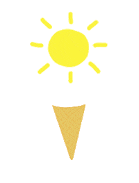 CynthiaLeveneur hot sun yummy ice cream Sticker