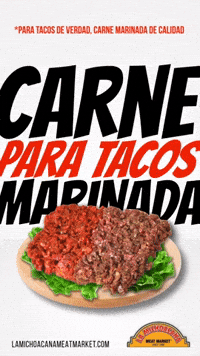 Hungry Tacos GIF by La Michoacana Meat Market