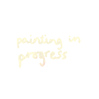 Work In Progress Art Sticker