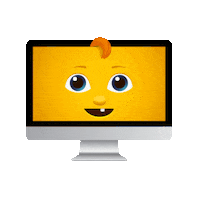 Baby Face Sticker by jessicavwalsh