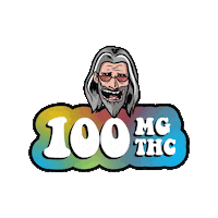 unclearnie high dose 100mg uncle arnies Sticker