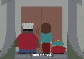 knocking eric cartman GIF by South Park 