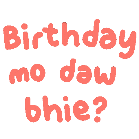 Greeting Happy Birthday Sticker