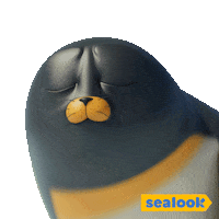 SEALOOK wow penguin seal 놀람 Sticker