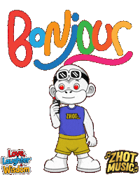 Bonjour Sticker by Zhot