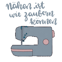 Quote Sew Sticker by Glück ist...
