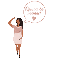 Mom Mother Sticker by Fadia Chalouhi