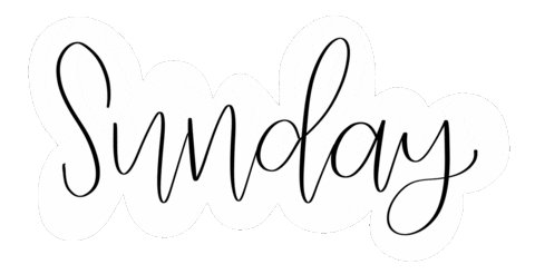 Days Of The Week Sunday Sticker