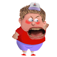 Bugershow angry anger annoying enojado Sticker