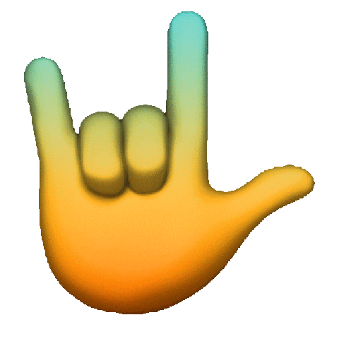 Rock Emoji Sticker by Free & Easy