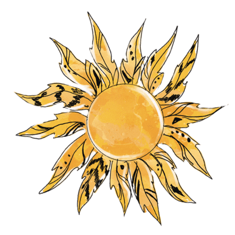 Sun Sticker