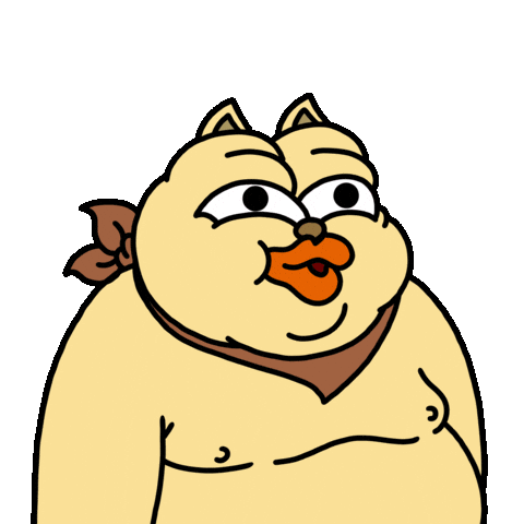 Wave Hello Sticker by ChonkyCom