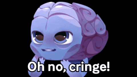 Oh No Cringe GIF by Raena AI