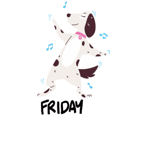 Friday Dogs Sticker by Pet Pipers