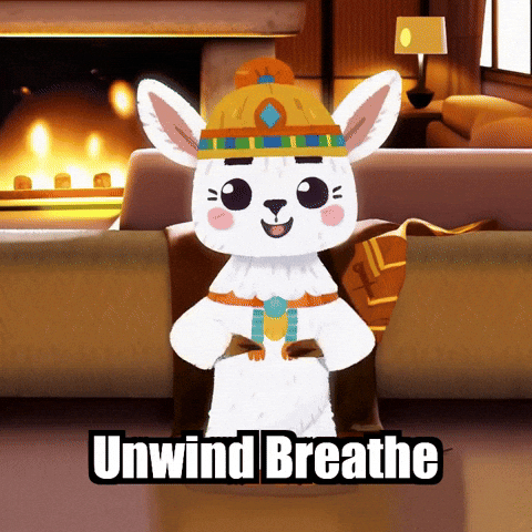 Evening Relaxation GIF by Llamaozi