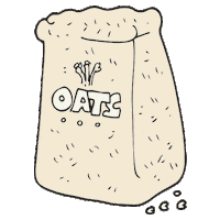 skincare oats Sticker by Lila Naturals