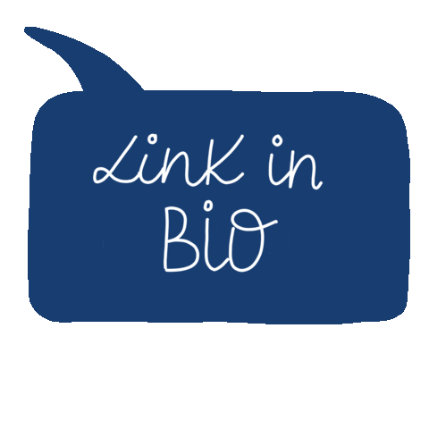 increasecreativity blue link blink bio Sticker