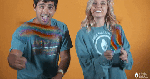 Dance Marathon Pride GIF by Children's Miracle Network Hospitals