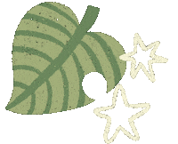 Animal Crossing Leaf Sticker