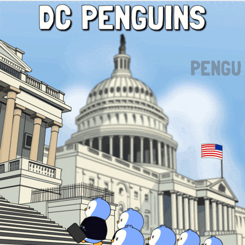 White House Business GIF by Pudgy Penguins