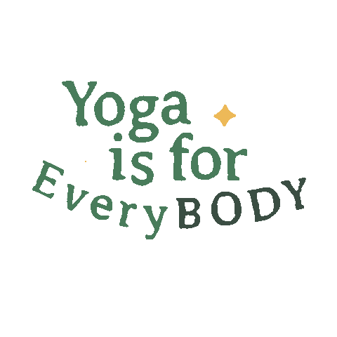 antevasin yoga body positivity yogis hatha yoga Sticker