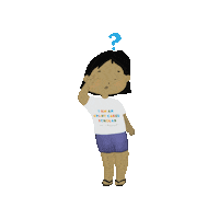Confused Student Sticker by Uplift Cares Global Movement Foundation Inc.