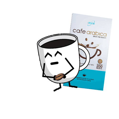 Coffee Cafe Sticker by Atomy