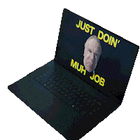 John C Reilly Me At Work Sticker by How To Rob A Bank