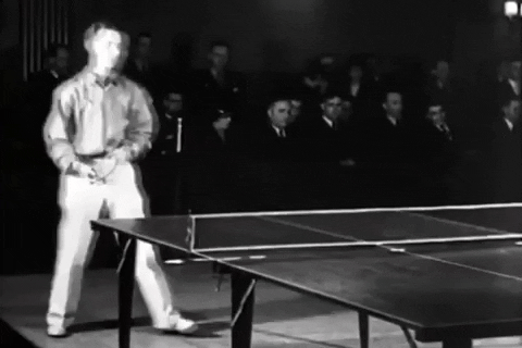 Serve Table Tennis GIF by US National Archives