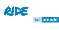 skiamade snow ride austria skiing Sticker