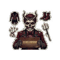 Halloween Descubrir Sticker