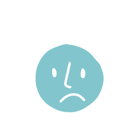 angelrdrgz sad blue face tired Sticker