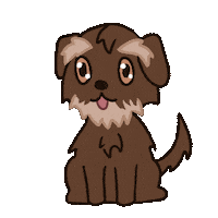 RoxyOpalGM dog kawaii chibi cute dog Sticker