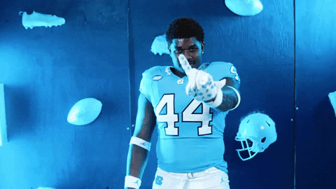 North Carolina Football GIF by UNC Tar Heels