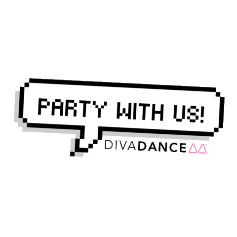 DivaDanceHQ giphyupload dance party dancing Sticker