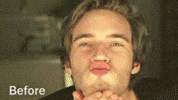 make up felix pewdie GIF