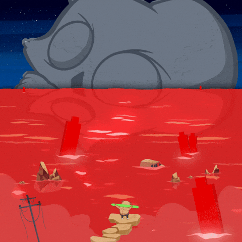 Post Apocalyptic Red Sea GIF by BigBrains