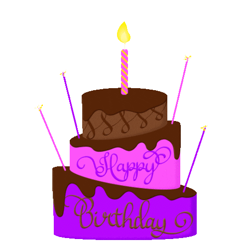 sjgmotion giphyupload birthday cake happybirthday Sticker