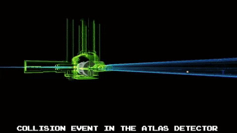 Collision event in the ATLAS detector