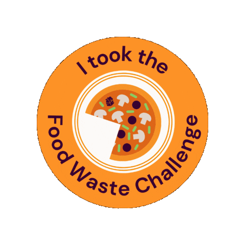 spoonfulsfoodrecovery giphygifmaker pizza food waste food recovery Sticker