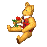 Smells Good Teddy Bear Sticker