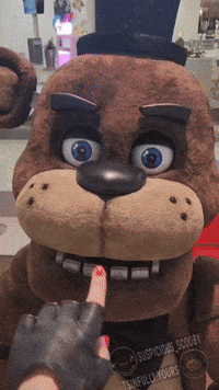Suspicious_Scooby fnaf boop five nights at freddys honk GIF
