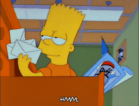 Season 3 Mail GIF by The Simpsons